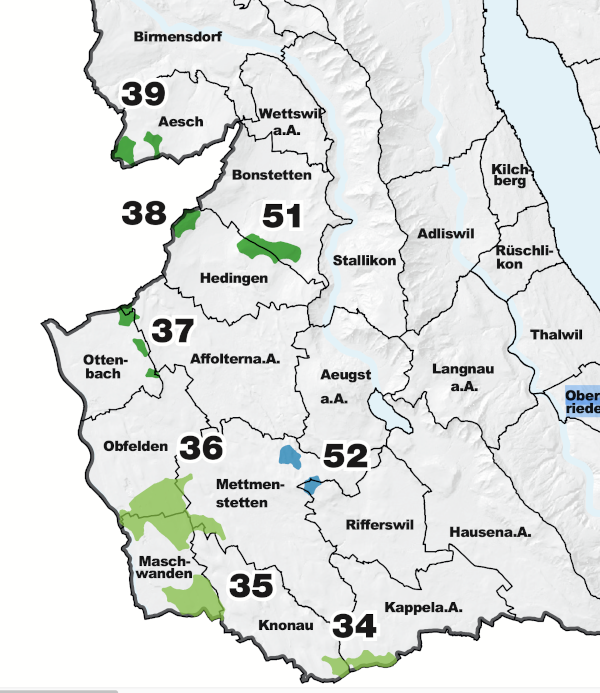 Standorte Knonaueramt